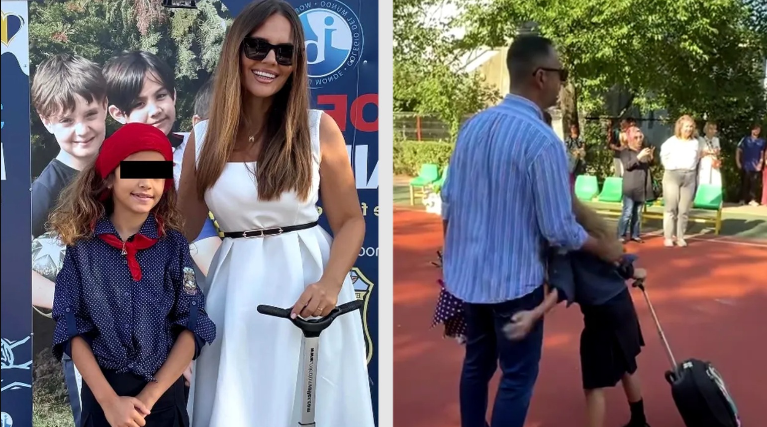 Prima zi de școală pentru fiica Cristinei Șișcanu și a lui Mădălin Ionescu: eleganță, emoții și un accesoriu deosebit