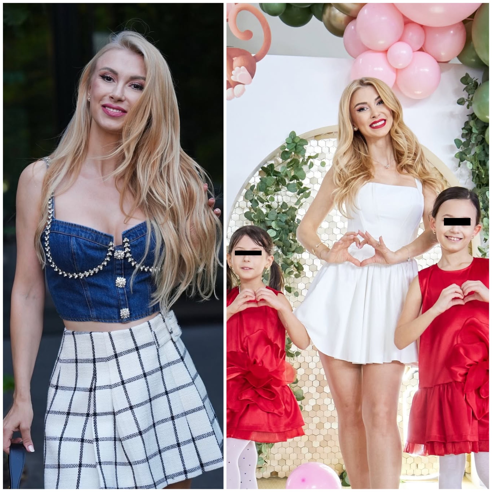 Andreea Bălan, mesaj emoționant pentru fiicele sale de onomastică și în prima zi de școală