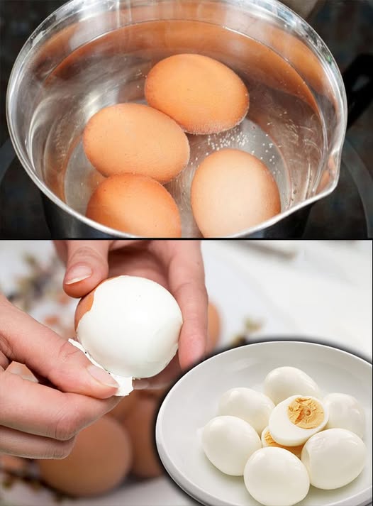 Ce sa pui in apa in care fierbi ouale ca sa le cureti usor. Ingredientul care costa mai nimic va face diferenta vezi mai jos