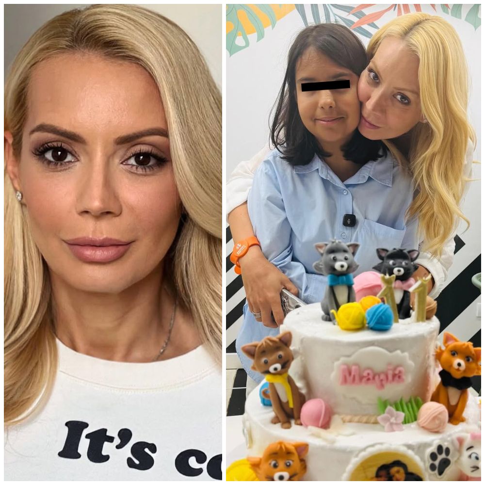 Daciana Sârbu, petrecere surpriză pentru fiica ei, Maria, care a împlinit 11 ani