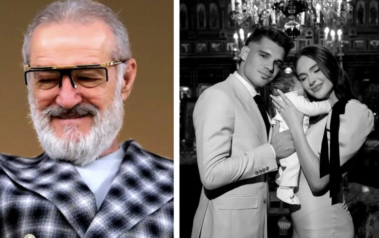 Ianis și Elena Hagi și-au botezat fiul, pe micuțul Giorgios, într-un cadru de poveste