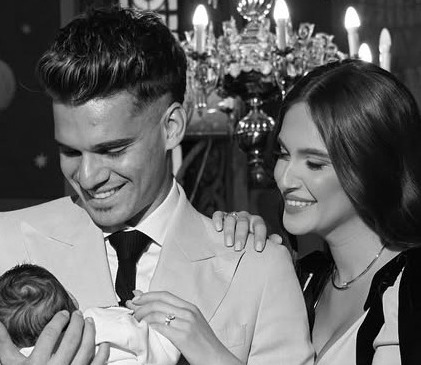 Ianis și Elena Hagi și-au botezat băiețelul. Ce nume deosebit au ales pentru fiul lor