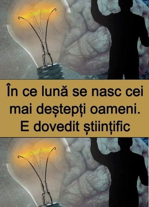 În ce lună se nasc cei mai deștepți oameni, conform astrelor.