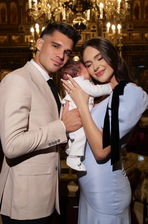 Elena, soția lui Ianis Hagi, apariție spectaculoasă la botezul fiului lor