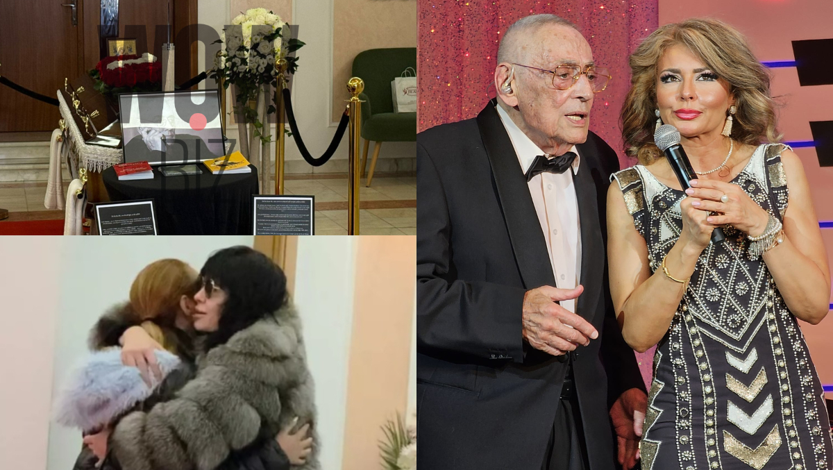 Mariana Moculescu a apărut la priveghiul lui Horia Moculescu, deși anunțase anterior că nu va participa