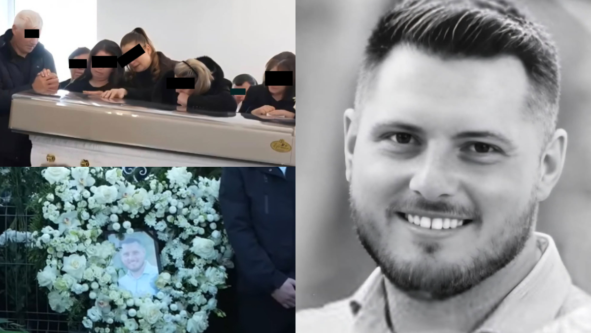 Lacrimi și strigăte de durere la înmormântarea lui Silviu, consilierul PSD care a murit electrocutat. Soția, copleșită de suferință: