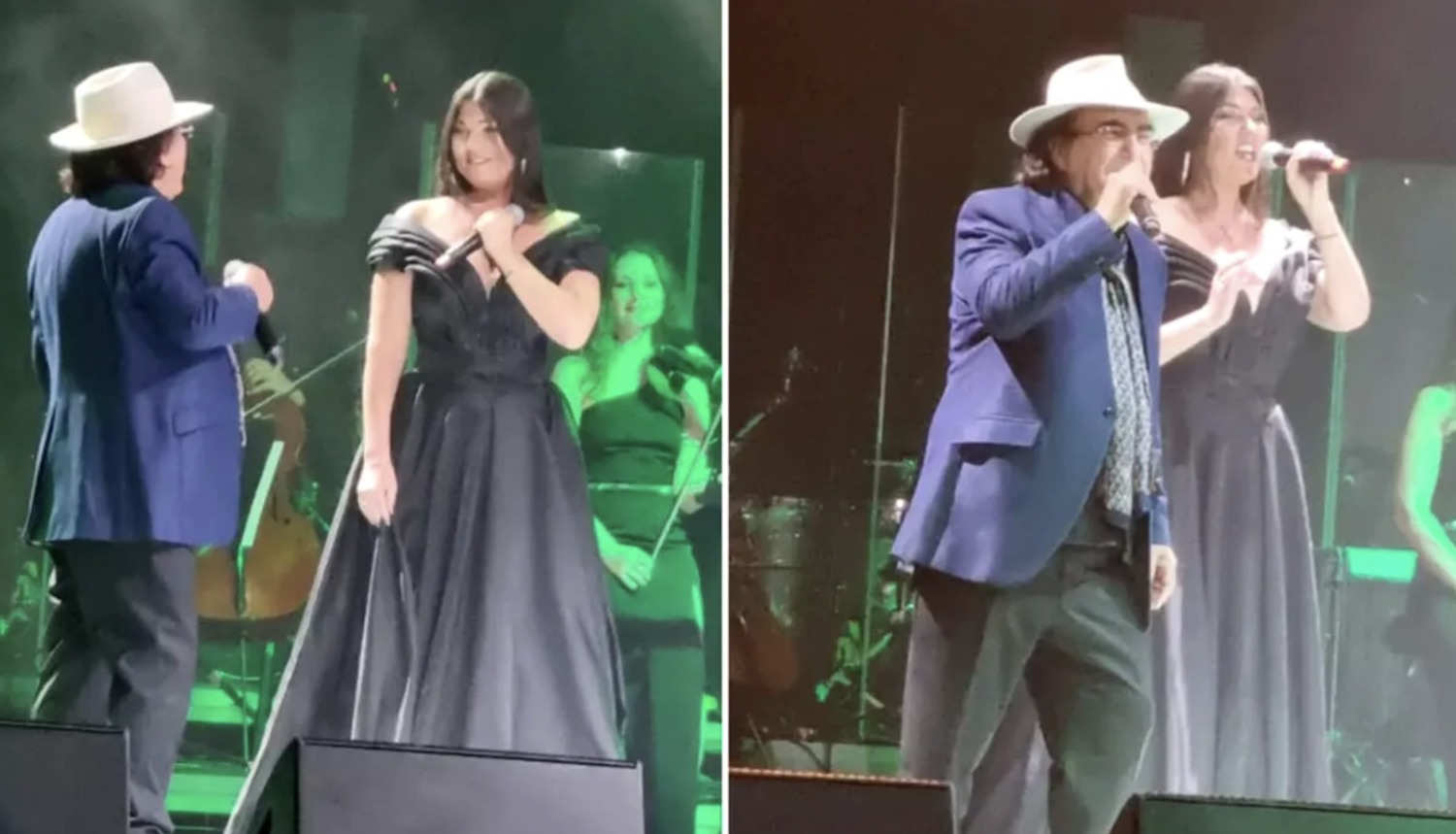 Al Bano, moment de neuitat la Sala Palatului: a îngenuncheat în fața Paulei Seling