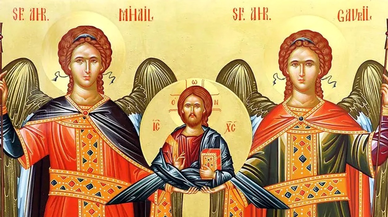 Calendar ortodox 8 noiembrie 2025 – Sfinții Arhangheli Mihail și Gavriil, sărbătoare cu cruce roșie