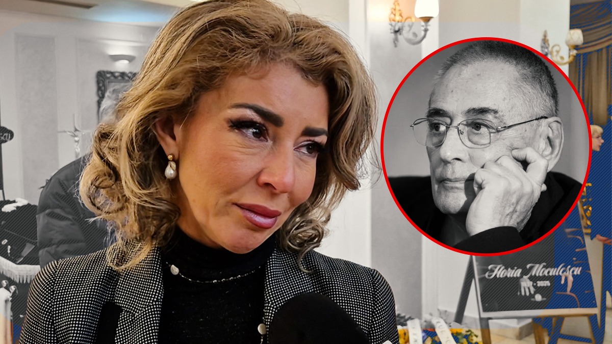 Alexandra Velniciuc rupe tăcerea la priveghiul lui Horia Moculescu, după valul de critici primite: „Nu am simțit că trebuie să spun mai mult”