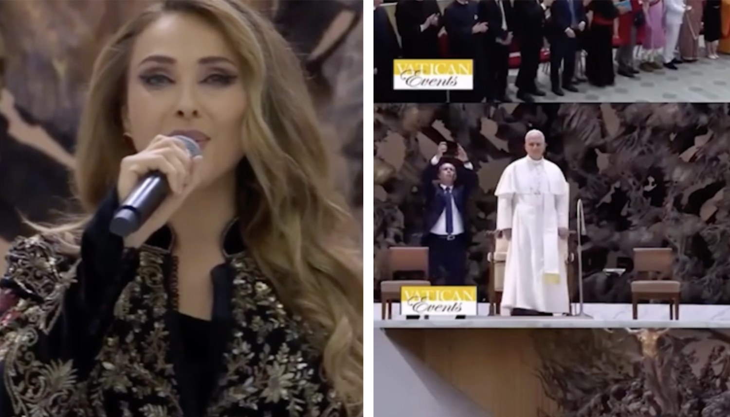 Iulia Vântur a cântat colinde pentru Papa Leon XIV! Cum a ajuns artista româncă să primească această onoare