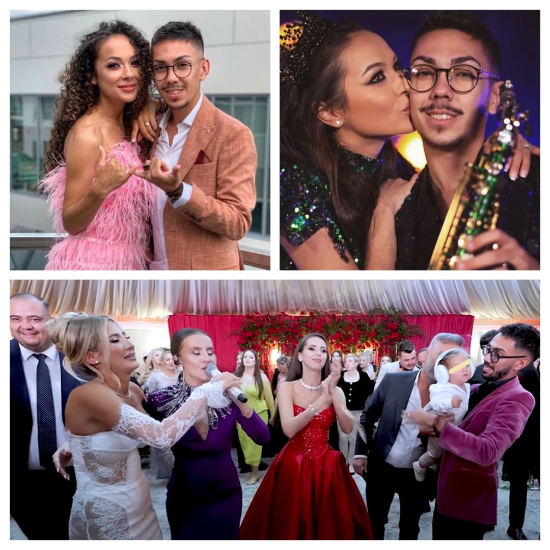 Claudia Puican și Armin Nicoară, nuntă de poveste și petrecere pentru micuțul lor, Amir