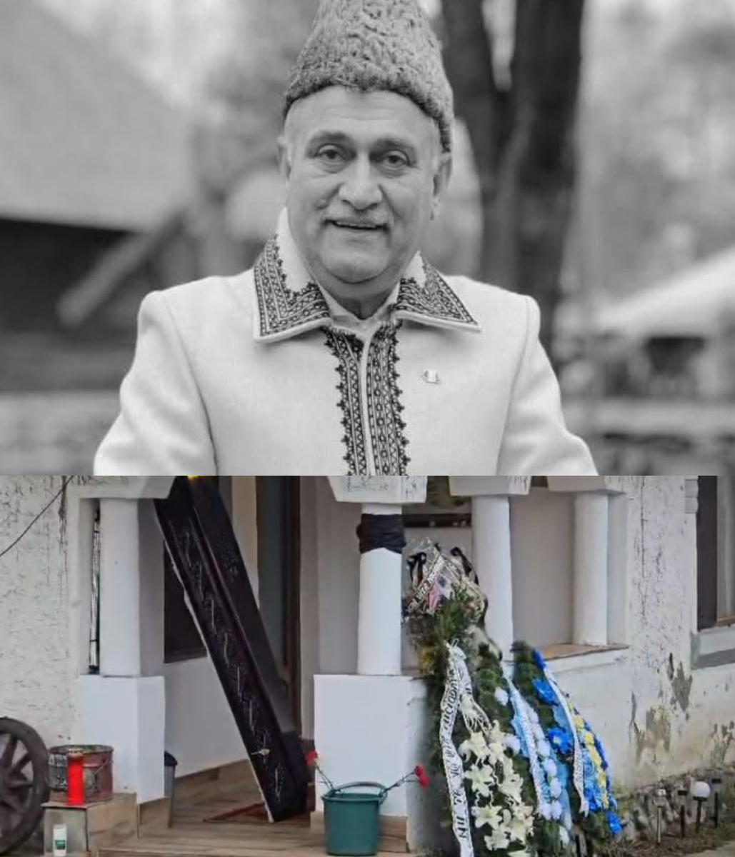 Primele imagini de la priveghiul lui Ion Drăgan. Liniștea grea a doliului a cuprins întreaga comunitate