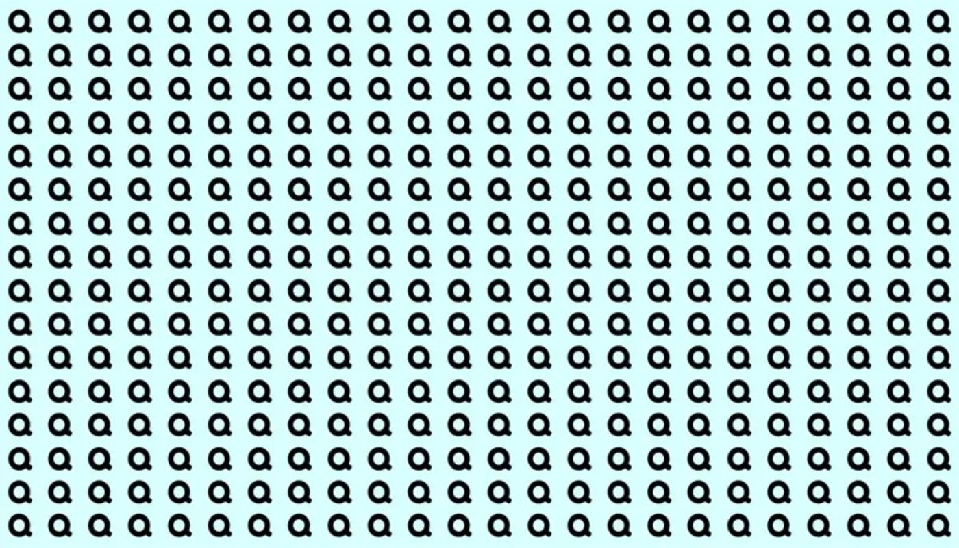 Test de inteligență: Găsește singura literă „O” ascunsă printre „Q”-uri în maximum 15 secunde