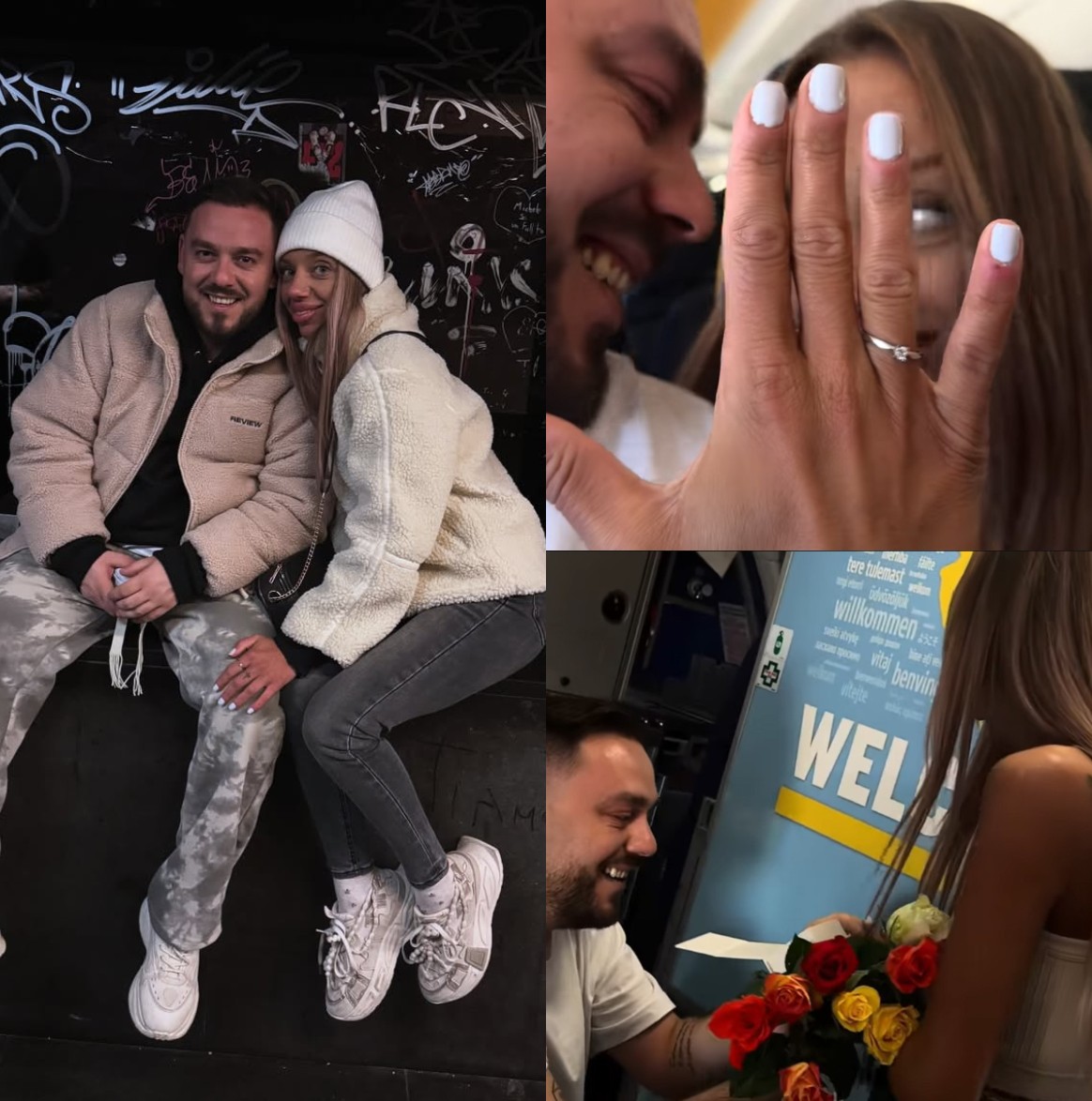 Bat clopotele de nuntă pentru Ionuț și Larisa de la „Casa iubirii”! Cerere în căsătorie de necrezut – totul s-a întâmplat în avion