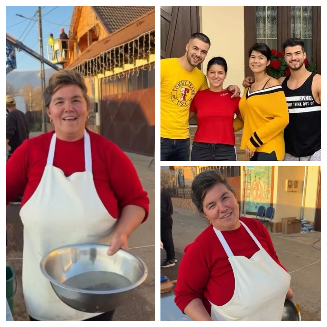 Mama Geta, în febra pregătirilor de sărbători. A tăiat porcul, face cârnați și își împodobește casa cu…