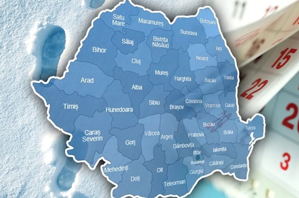 România, sub influența unui anticiclon puternic în zilele următoare. Zonele unde ceața și burnița vor persista