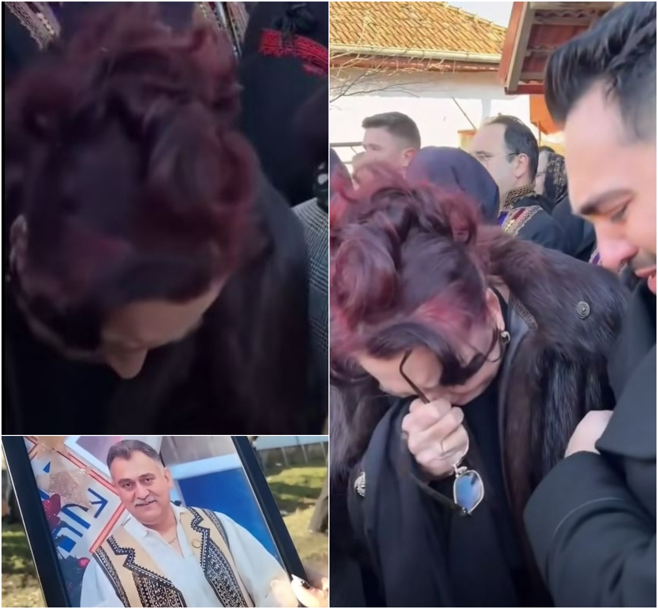 Maria Loga, îngenuncheată de durere la căpătâiul lui Ion Drăgan. Un rămas-bun care a cutremurat Oltenia și lumea muzicii populare