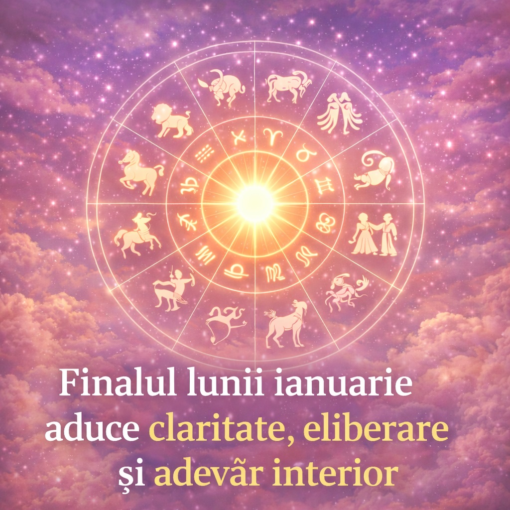 Horoscop emoțional: sfârșitul lunii ianuarie aduce liniște, claritate și adevăr interior