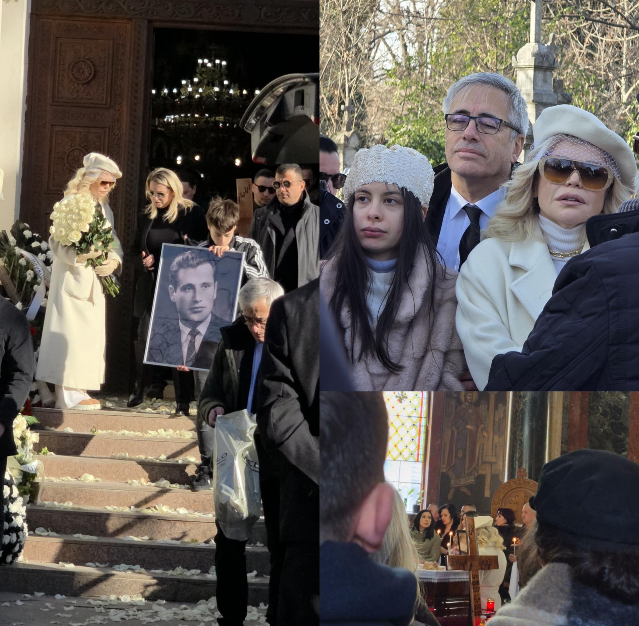 Tatăl Loredana Groza, condus pe ultimul drum la Cimitirul Bellu.