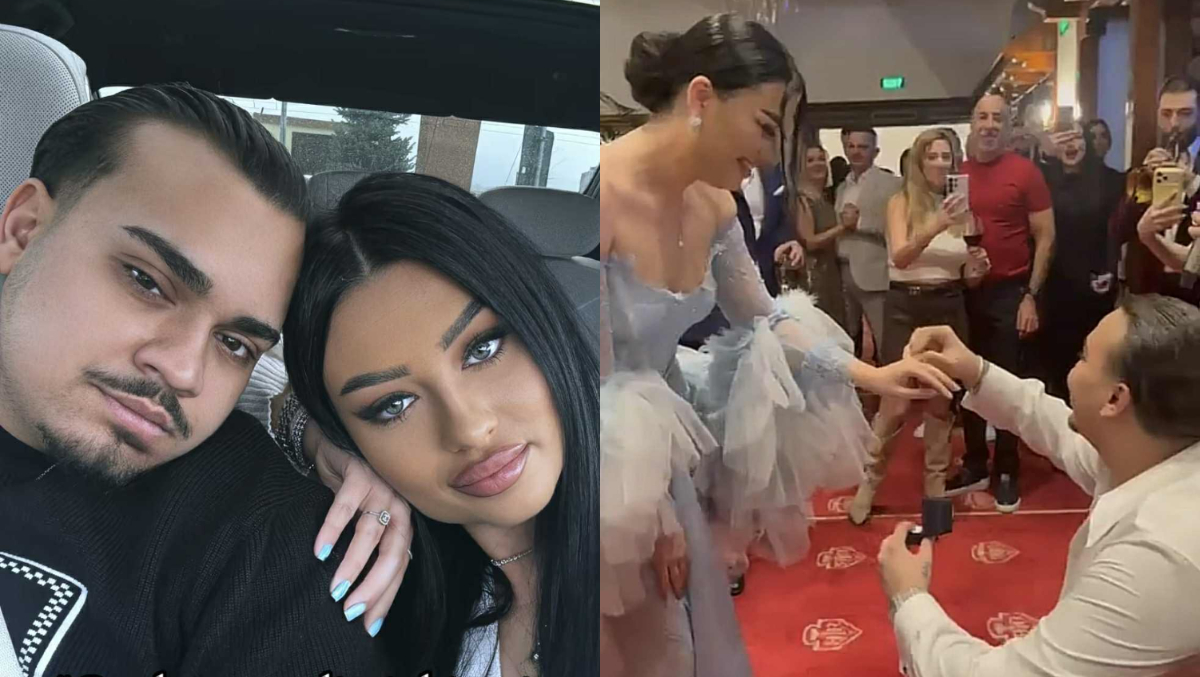 Nuntă mare în familia lui Adrian Minune! Fiul artistului și-a cerut iubita în căsătorie chiar în noaptea dintre ani