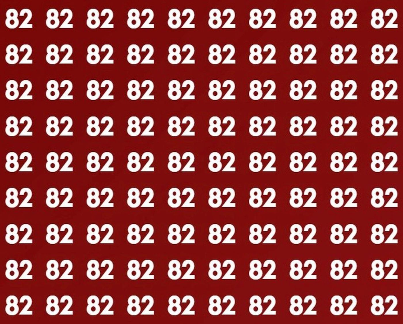 Te păcălește creierul! Găsești 28 printre 82 înainte să expire timpul?