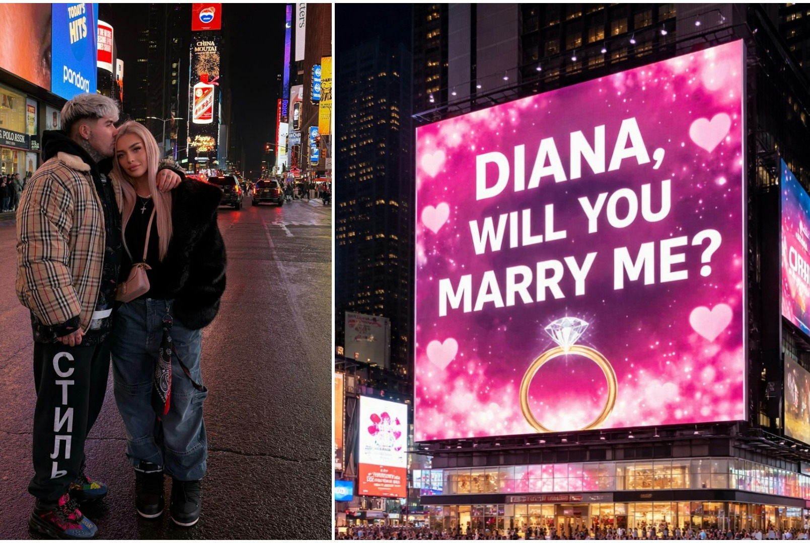 Cât l-a costat pe Lino Golden cererea în căsătorie spectaculoasă din Times Square: