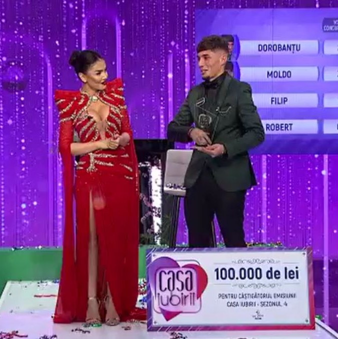 Casa iubirii și-a desemnat câștigătorul! Dorobanțu a triumfat în sezonul 4: mesajele emoționante pentru Naomi și Veronica