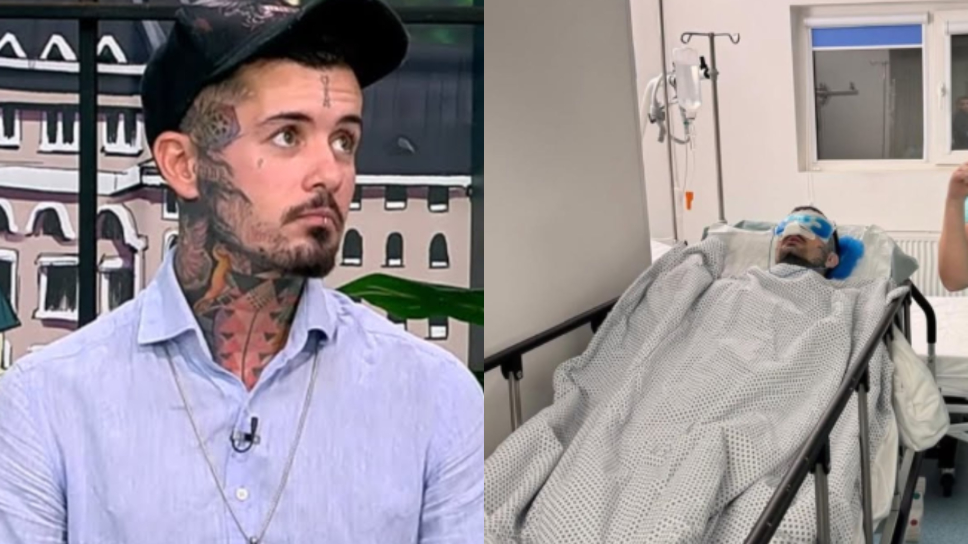 Zanni și-a îngrijorat fanii . Apariție neașteptată pe patul de spital