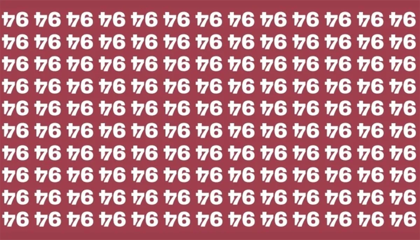 Poți depista numărul 64 întors în doar câteva secunde?