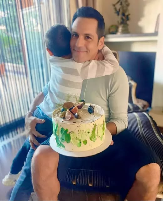 Imagini rare cu Ștefan Bănică și Alexandru, fiul său. Cum i-a surprins Lavinia Pîrva pe pârtie: