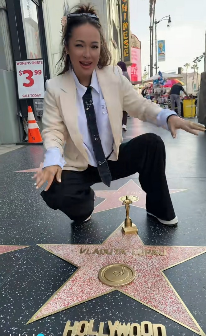 Stea la Hollywood, investiție uriașă! Suma plătită de Vlăduța Lupău pentru Walk of Fame