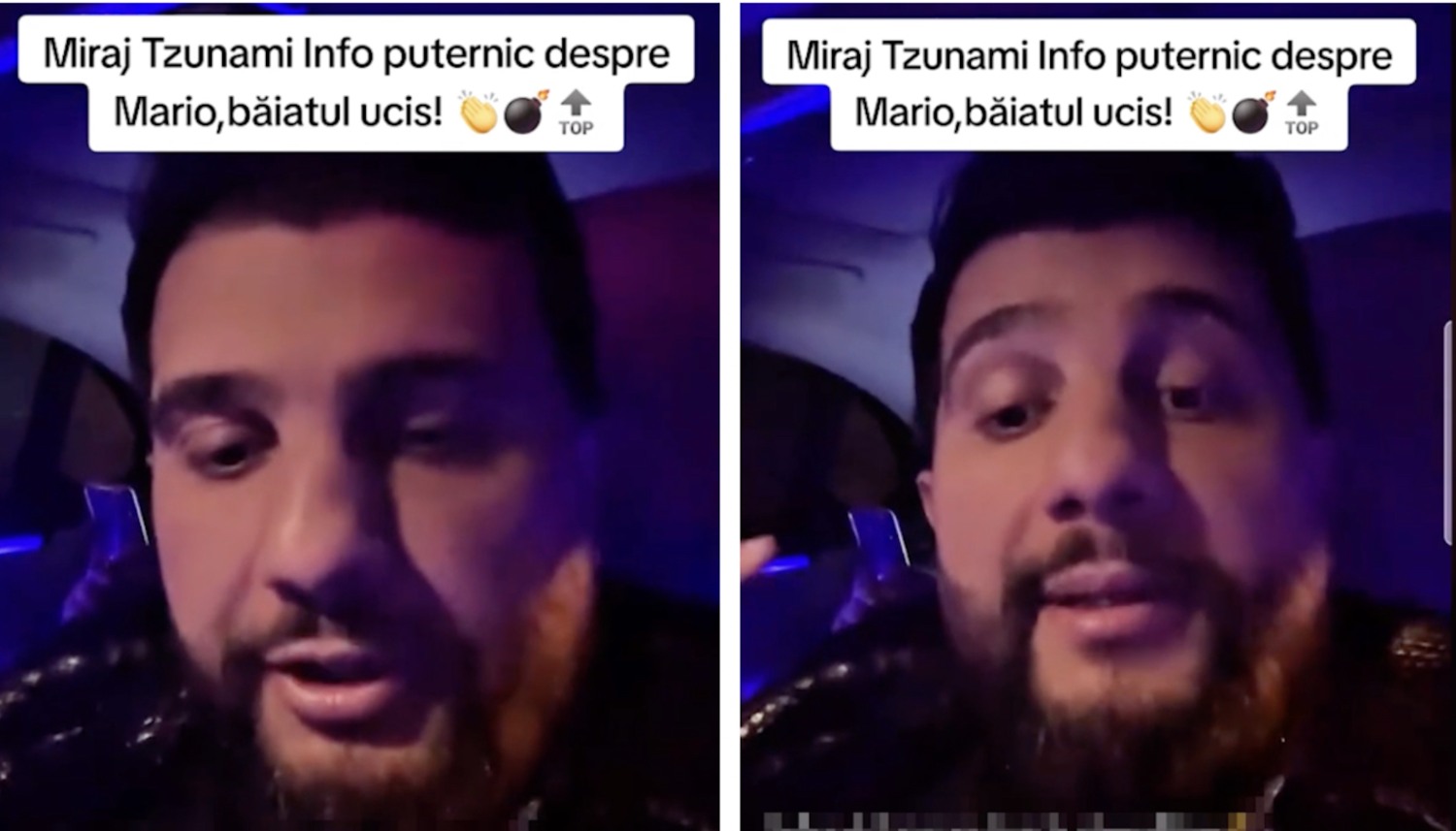 Miraj Tzunami, reacție cutremurătoare după drama lui Mario: „Am și eu copii… am plâns până mi s-au umflat ochii”