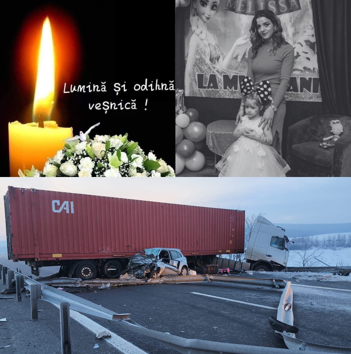 Drama cutremurătoare a Corinei, tânăra de 26 de ani care și-a pierdut viața, alături de fiica ei de doar 5 ani