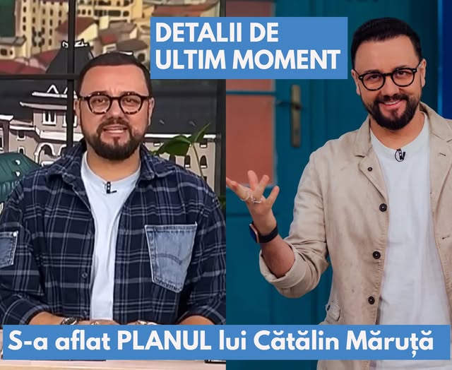 Nimeni nu se aștepta la asta! Cătălin Măruță a spus ce va face după ce rămâne fără emisiune. Mulți au crezut că glumește!