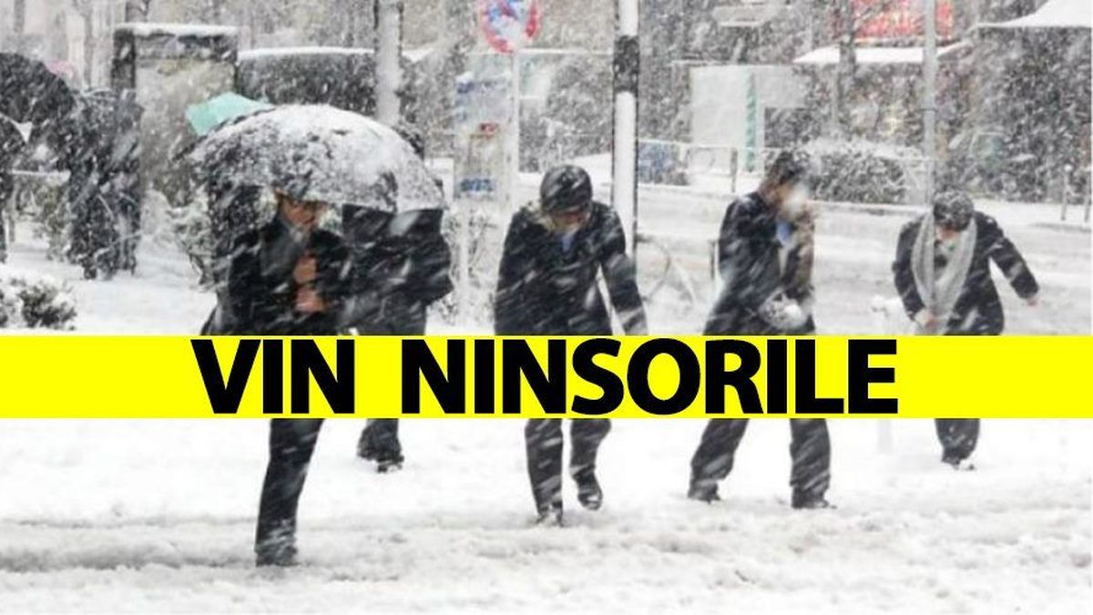 Revin ninsorile și gerul pune stăpânire pe România! Avertisment de la Administrația Națională de Meteorologie