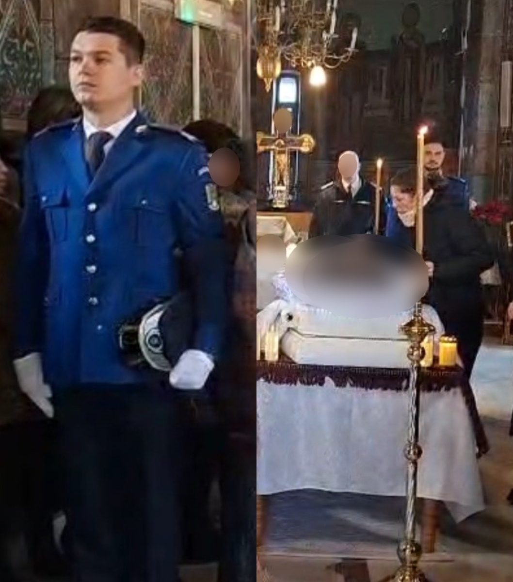 Moment emoționant la căpătâiul Dianei! Colegii în uniformă au vegheat în tăcere