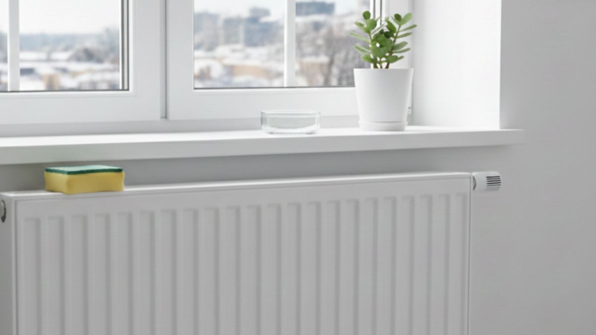 Trucul simplu pe care puțini români îl folosesc iarna. Ce efect are, de fapt, un burete de vase pus pe calorifer