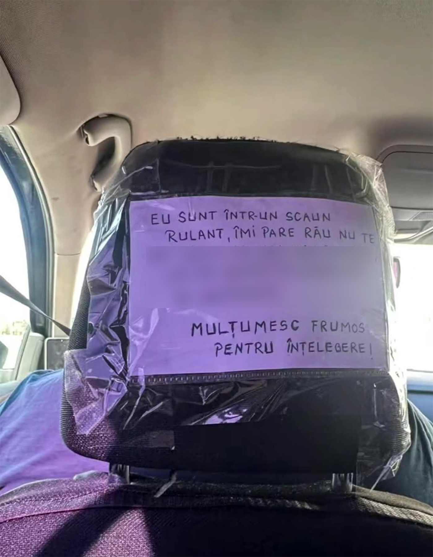 „Îmi pare rău că nu te pot ajuta…” Mesajul unui șofer român care a emoționat mii de oameni!