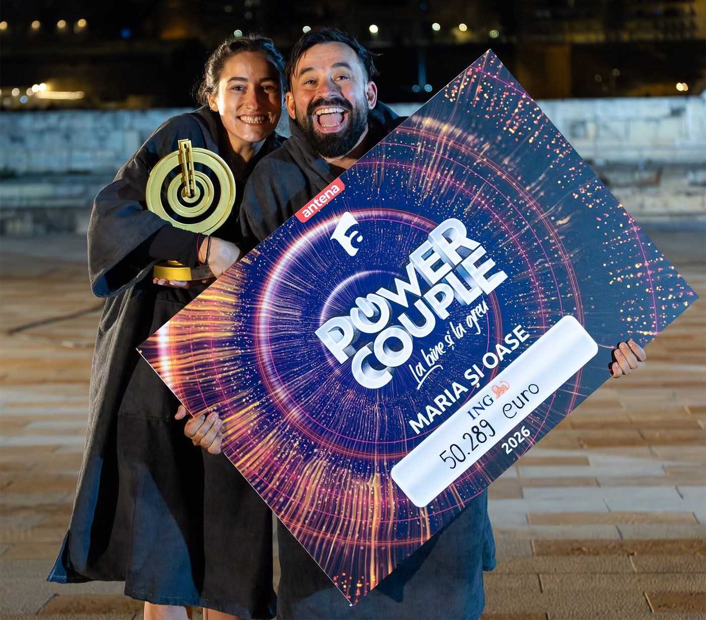 Finala Power Couple România 2026: Oase și Maria Pitică au câștigat trofeul sezonului!