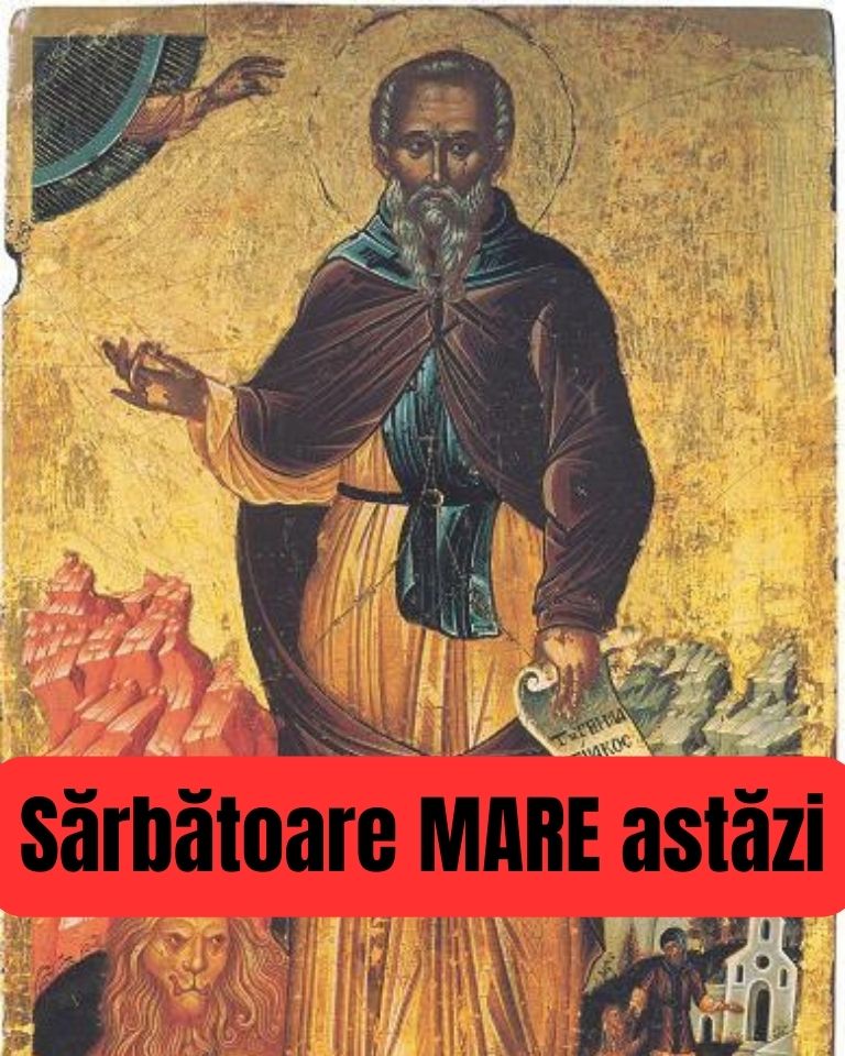 Sărbătoare mare astăzi! Creștinii îl prăznuiesc pe Sfântul Gherasim de la Iordan!