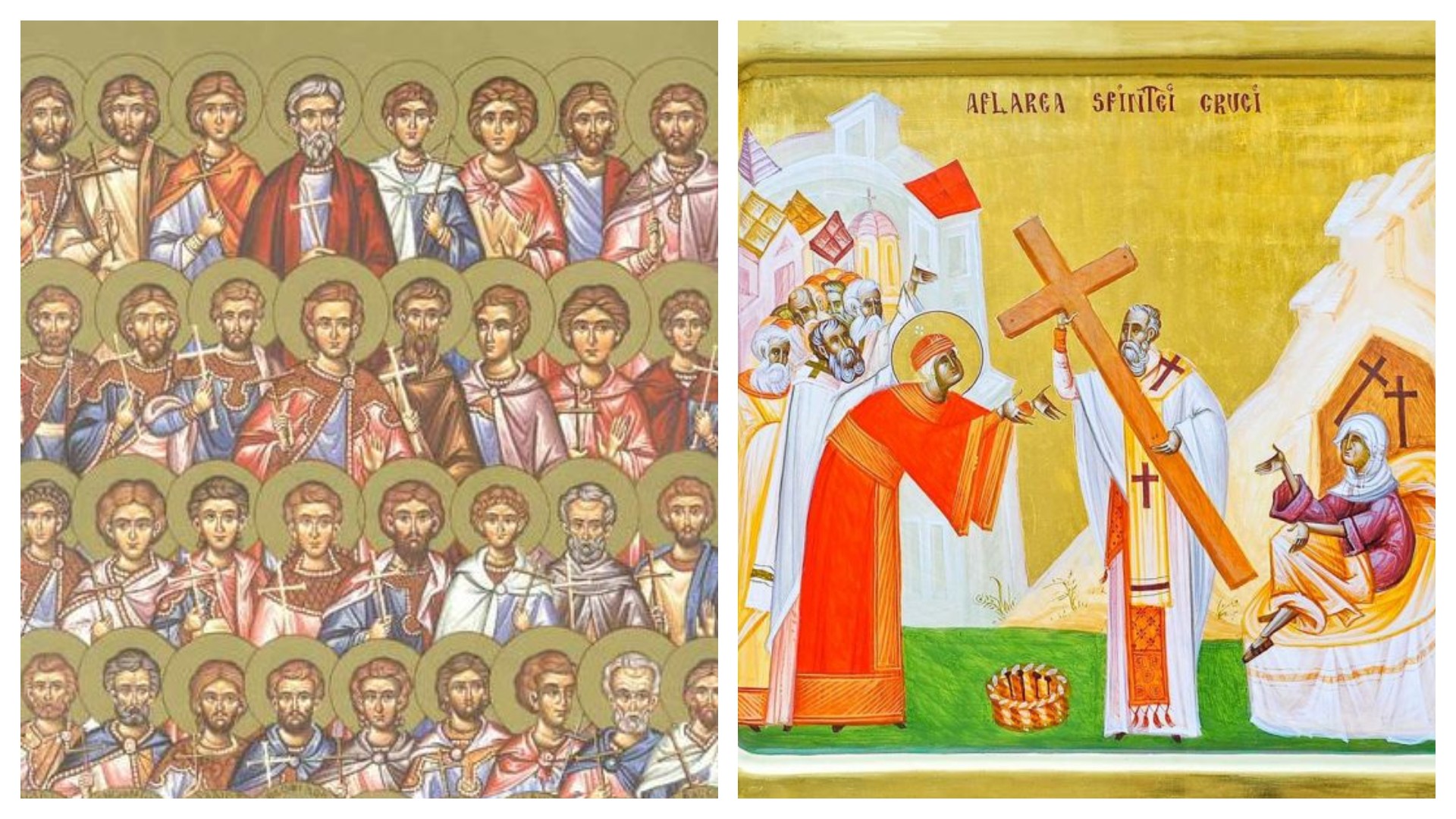 Dublă sărbătoare în Calendarul Ortodox pe 6 martie 2026: Sfinții 42 de Mucenici din Amoreea și Aflarea Sfintei Cruci