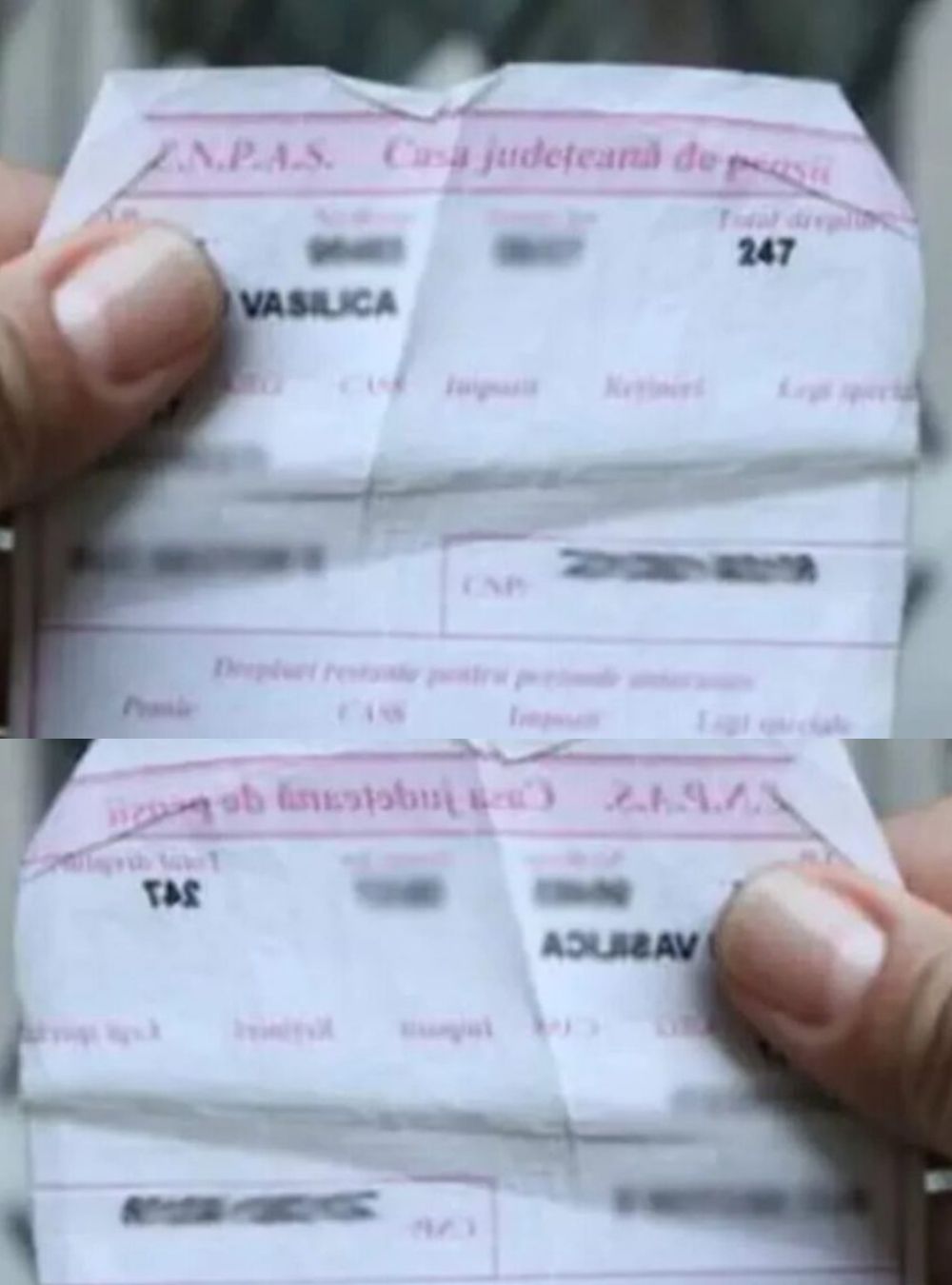 De ce unele cupoane de pensie sunt roz, iar altele gri? Detaliul pe care puțini pensionari îl știu: