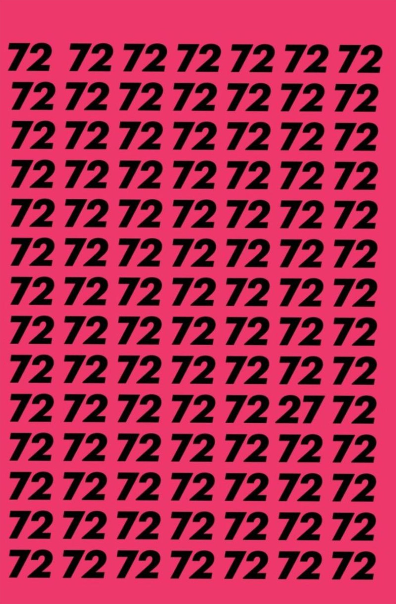 Iluzie optică virală | Găsește numărul 27 ascuns printre 72