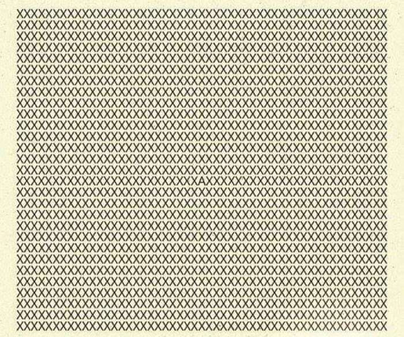 Test de atenție: Poți găsi litera diferită dintre toate X-urile? Doar cei foarte rapizi reușesc!