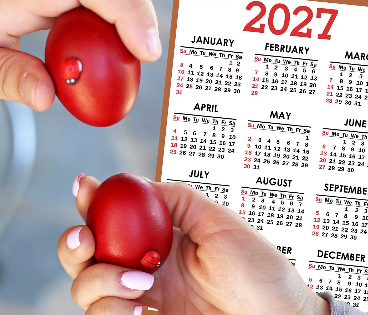 Surpriză de proporții! Când pică Paștele în 2027 și de ce diferența dintre sărbători este atât de mare