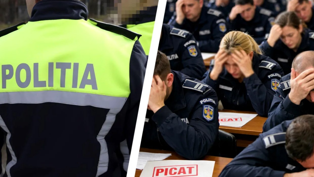 Peste 1.000 de polițiști au picat examenul pentru funcții de conducere. Ce a dus la acest rezultat