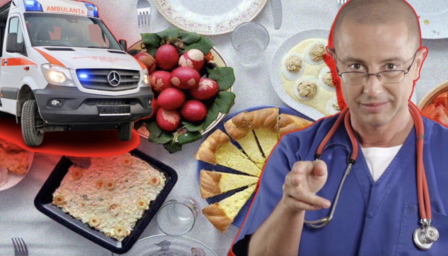 În ce ordine se mănâncă alimentele la masa de Paște ca să nu îți fie rău, potrivit dr. Tudor Ciuhodaru