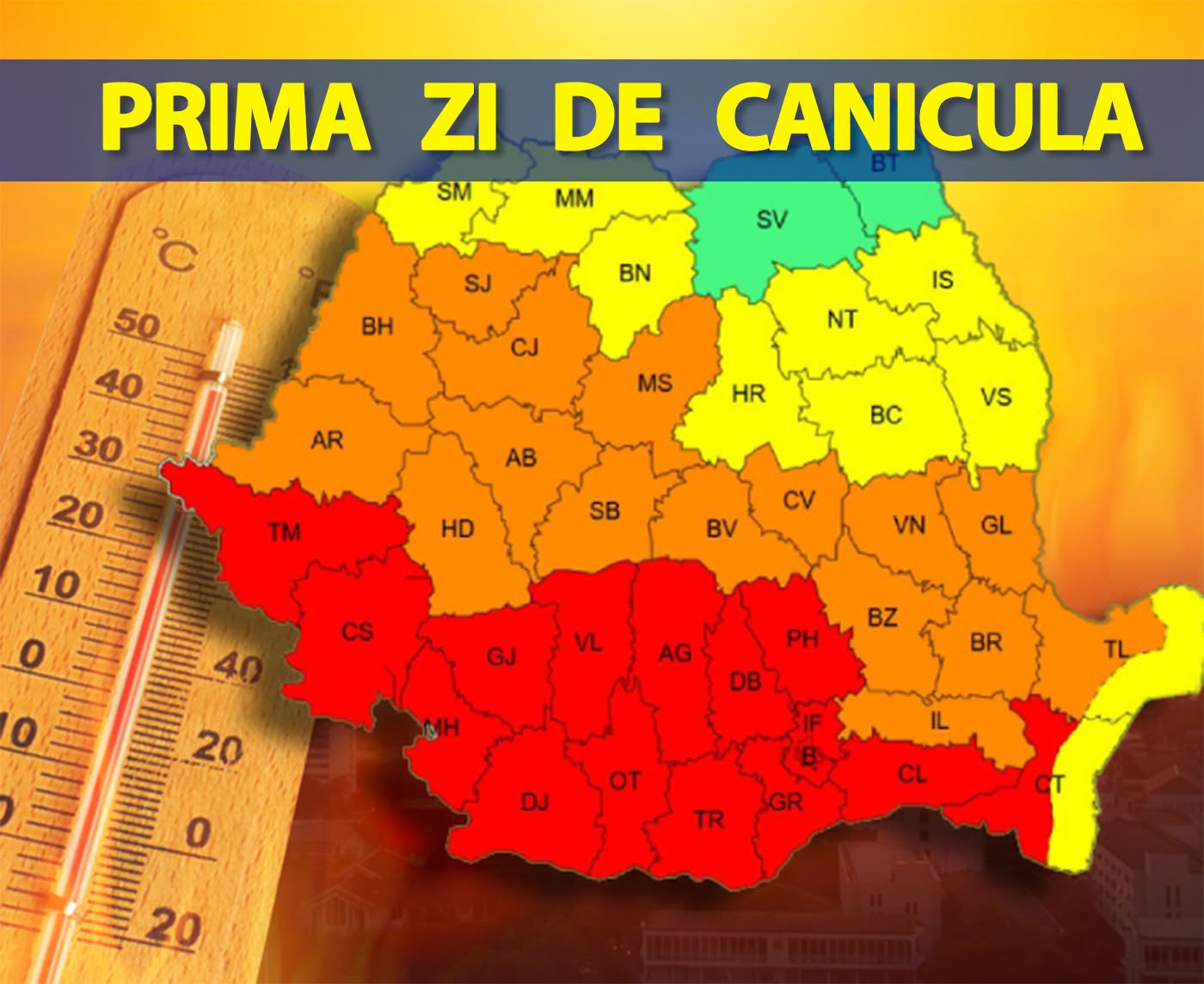 Când vine prima zi de caniculă în România: data anunțată de meteorologi