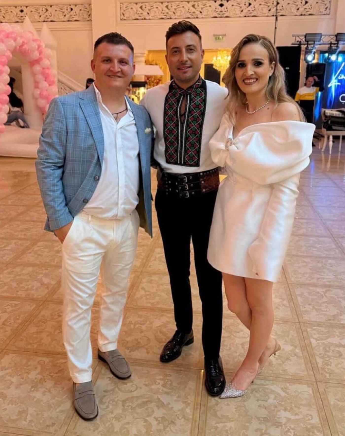 Mesajul care l-a emoționat pe Valentin Sanfira după un botez: „Ai făcut din seara noastră o amintire de neuitat!”