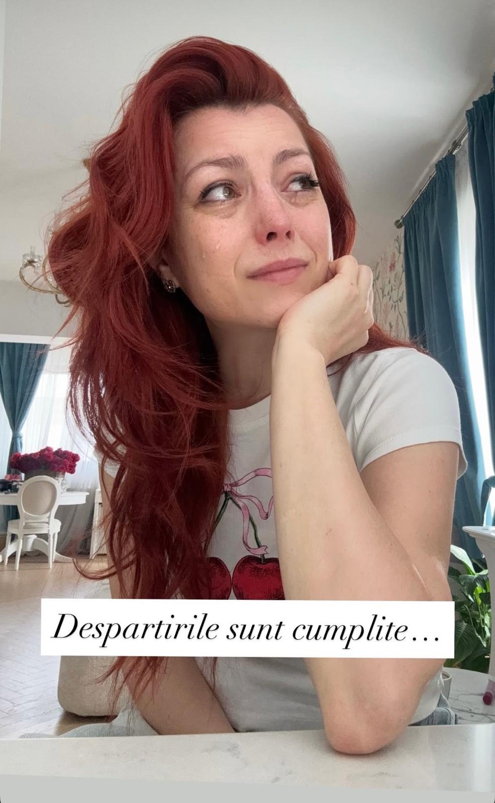 Elena Gheorghe a anunțat despărțirea în lacrimi: “Astăzi ne luăm rămas-bun…